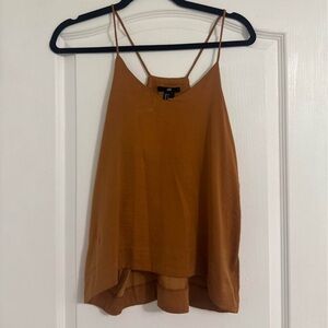 H&M Double-Strap Camisole Tank Top - Rust Brown